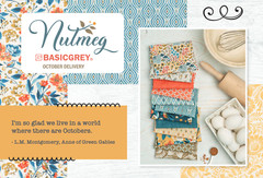 Moda NUTMEG GRUNGE 30150 575 Blueberry Crumble Blue BASIC GREY Quilt Fabric