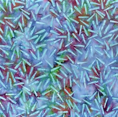 Island Batik – Squiggles Dots & Lines – Get To The Point – Multi Red Blue Green