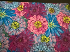 Blossom & Bloom By John Christopher For Wilmington Prints Zinnia Flowers 1 Yard