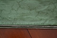 By 1/2 Yd, Dark-Green on Green Quilt Fabric RJR/Bowood House/Pandolph/0072,M9006