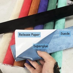 Self Adhesive Suede Fabric Upholstery Cloth Car Interior Door Panel Furniture