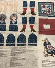 Cranston Print Works “Granny and Her Quilt” Fabric Panel New