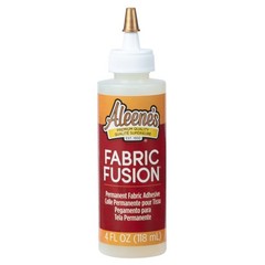 Permanent Fabric Adhesive, 4 fl. oz. – No-Sew Fabric Glue for Clothing & Crafts