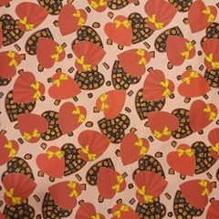 FQ (18″ x 22) Valentines Cotton Fabric Chocolate Candy Box Cranston 2008