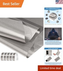 Faraday Fabric 43″ x 130″+ 236″L Tape, Military Grade Faraday Cloth for Shiel…