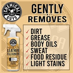 Colorless and Odorless Leather Cleaner – 16.00 Fl Oz (Pack of 1) Cleaner Only