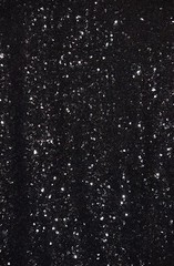 Sequin Dress Gowns Mini Disc Glitz Fabric – BLACK- 54″/55″ Wide By Yard