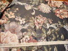 DUPONT TEFLON Design 1990 Interior FABRIC HOME DECOR/ great colors 56″ Wx 49″ L
