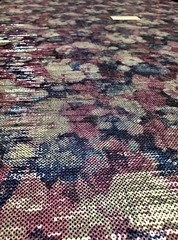 Digitally Printed Stretch Sequin on Spandex Fabric Sold BTY “Purple/Blue Floral”
