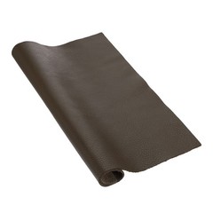 Leather sheet 30x30cm, pieces of aged natural leather, brown for crafts