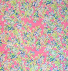 Lilly Pulitzer Polyester Fabric Multi Squeeze The Day 36″ x 57″