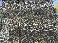 * Animal Print Leopard 1 02X 60 Wide Renmont peace NEW skirt dress crafts