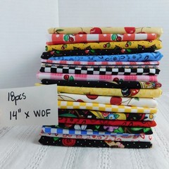 Mary Engelbreit Quilting Fabric Lot, Cotton Vintage 8.5 Yards 20 Pieces 2.13 lbs