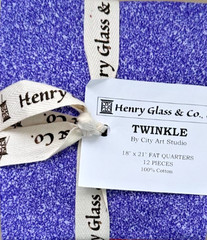 TWINKLE FAT QUARTER BUNDLE BY CITY ART STUDIO FOR HENRY GLASS & CO 12PC 18X21