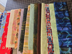 Bundle Lot Of 16 Fabrics All 1/2 Yard some over a yard 100 cotton quilting sewin