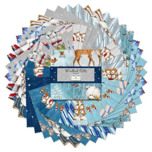 Woodland Gifts By Wilmington Prints – 5 Karat Crystals / Charm Pack