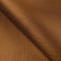ANTIQUE BRONZE GOLD FAUX SILK POLY DUPIONI FABRIC 58″ DARK GOLD BLACK BATINA