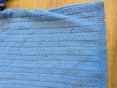 4 Pc Cashmere Sweater Cutter Lot Damaged Upcycle For Crafts Flaws 1 lb 13 oz