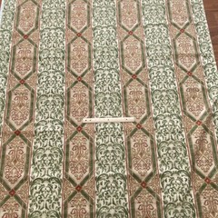 BTY Flourish Stripe Interior Decor Fabric Green Beige