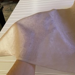 SILK BEIGE, FABRIC 10 Yards x 22 Inches Wide or 360 Inches x 22 Wide