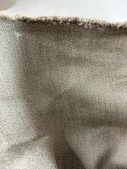 Beige Upholstery Fabric by the yard Thick Indoor/Outdoor? Reversible 56.5″