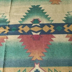 Cone Mills Chamois Flannel Fabric Southwestern Aztec Native Rare 59″ W x 72″ L