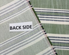 BALLARD DESIGNS SLATON GREEN STRIPE InsideOut® PERFORMANCE FABRIC BY YARD 56″W