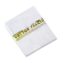 100 PCS White Cotton Fabric Squares 9×9 Inch Quilting Fat Quarters Sewing DIY