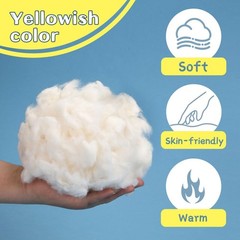 Kogyxe 7.06oz Cotton Stuffing, Natural Filling for 7.06 oz/200 g