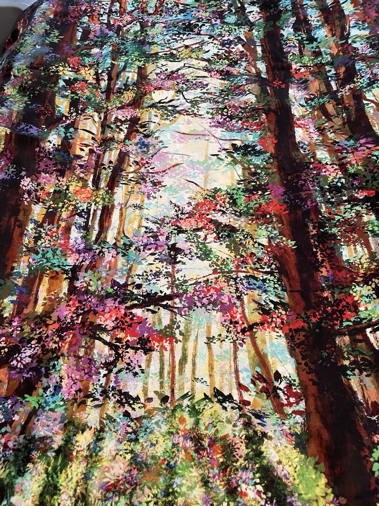 Hoffman Spectrum “ Into The Meadow “ 2021 Digital Print S#T4924 Fabric 1 Yd X 44
