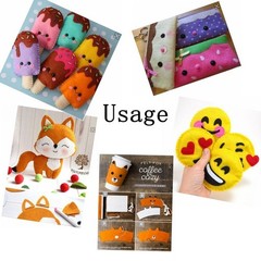 28 PCS Felt Squares 8×8 Inch 20x20cm 1.4mm Thick Soft Fabric Sheet Sewing