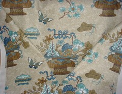 11Y GP & J Baker BP10313 Castleton Stone Indigo Drapery Upholstery Fabric