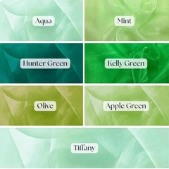 Crystal Sheer Organza Fabric by Yard – Shiny Polyester for Crafts & Decor