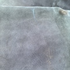Art Handicrafts Co. 1 Suede Leather Scrap Piece Navy used Sold As Is