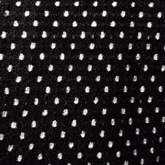 BLACK WHITE SWISS DOT TWEED FABRIC 58″ BY THE SMAL POLKA DOT FASHION FABRIC