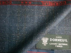 DORMEUIL 67% WOOL & 33% SILK JACKETING/SUITING FABRIC “Dorsilk Red” = 2.0 m.