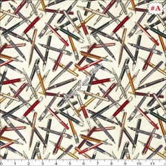 BENARTEX KANVAS STUDIO “LAW LIBRARY THE MIGHTY PEN #05186 FABRICS (SELECTION)