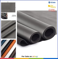 Faux Leather Fabric 54×72 Inch 1.2mm Thick Marine Grade Vinyl Upholstery