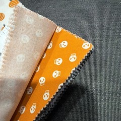 Lot of Halloween Theme 5×5 Quilt Squares 4x Fat qtr