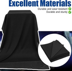 Black Speaker Grill Cloth Replacement for Home and Stage Audio Systems 67″x20