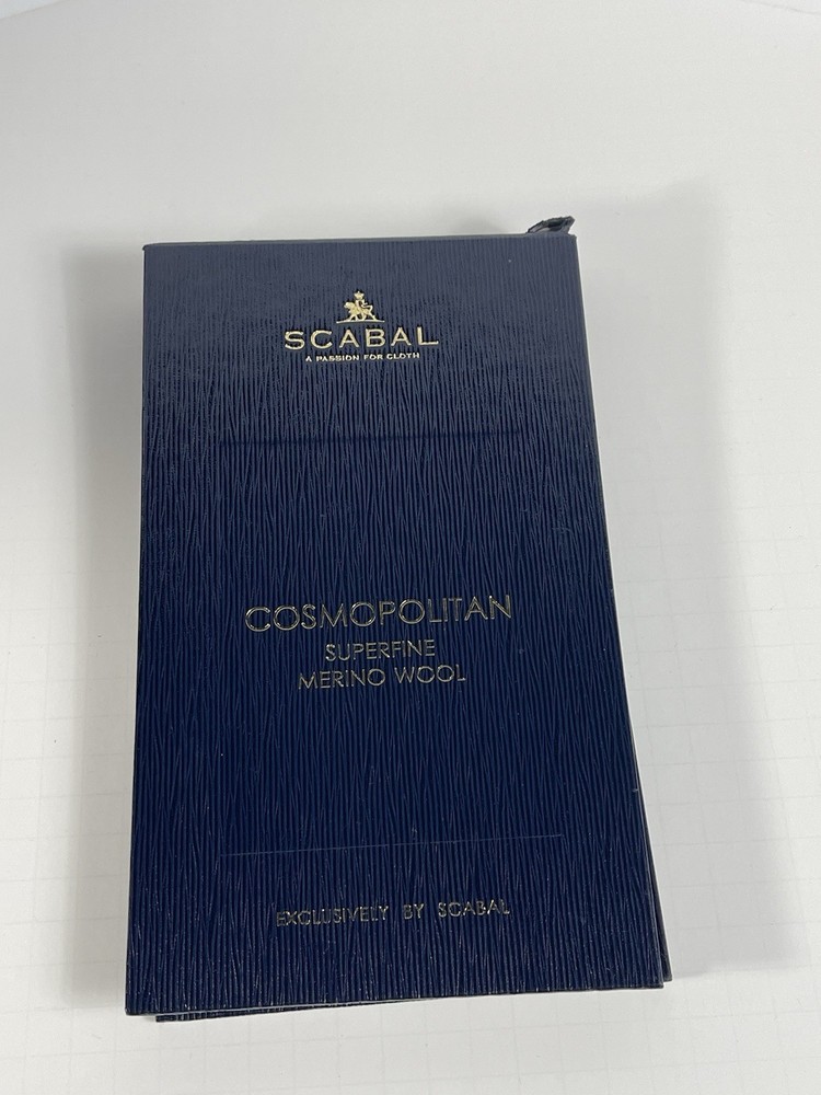 Scabal Cosmopolitan 2511 Fabric Bunch Book Superfine Merino Wool Suiting Swatch