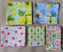 25 Fat Quarters, Assorted Novelty Patterns, Multicolor 18″x21″ Cotton Fabric #5