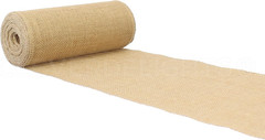 9″ Premium Burlap Roll – 10 Yards – No-Fray Finished Edges – Jute Burlap Fabric
