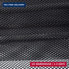 40×59 INCH Black Mesh Fabric, Nylon Netting Fabric for Sewing, Backpack Pocket,