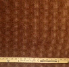 RICHLOOM PECAN BRANDY RED BROWN CHENILLE HEAVY MULITUSE FABRIC BY THE YARD 54″W