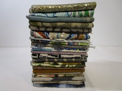 4 LBS of Gorgeous Taylor King Fabric Samples 14” X 13” Various Patterns Multicol
