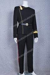 Starfleet Costume for Star Trek The Wrath of Khan Khan Cosplay Uniform