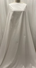 100% Cotton Shirting White Fabric By The Yard 60 Inches Wide Perfect for Shirts