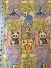 Precious Moments Pastels Spectrix Cotton Blend Fabric 1/2 Yard (18 By 44”) New
