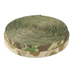 50M Digital Camouflage Webbing Non-elastic Edging Strips 2.0/2.5/3.8/5.0cm Width